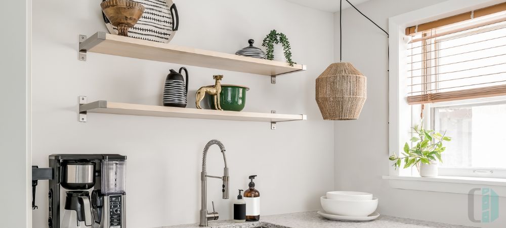 Natural Accents White Cabinets