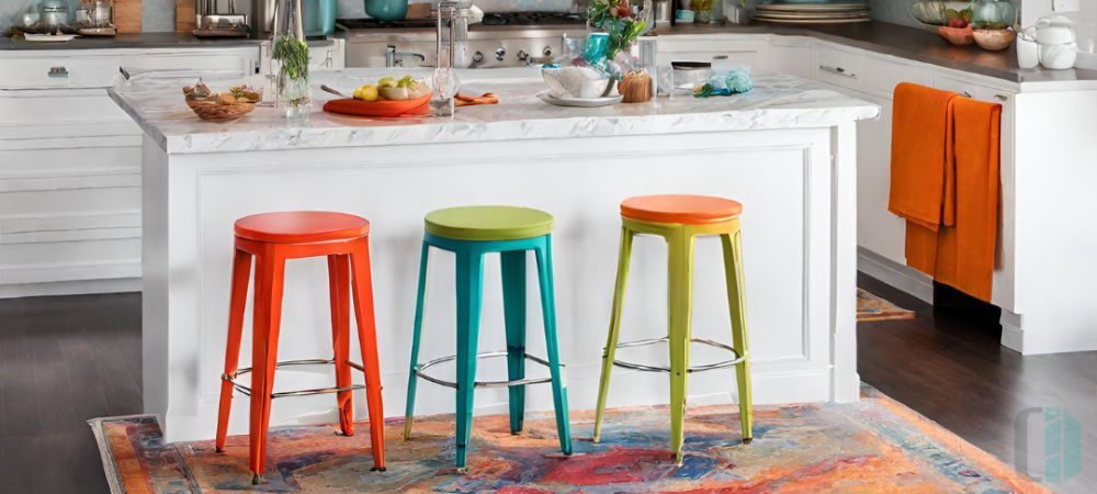 Splash of Color to White Kitchen Splash of Color to White Kitchen