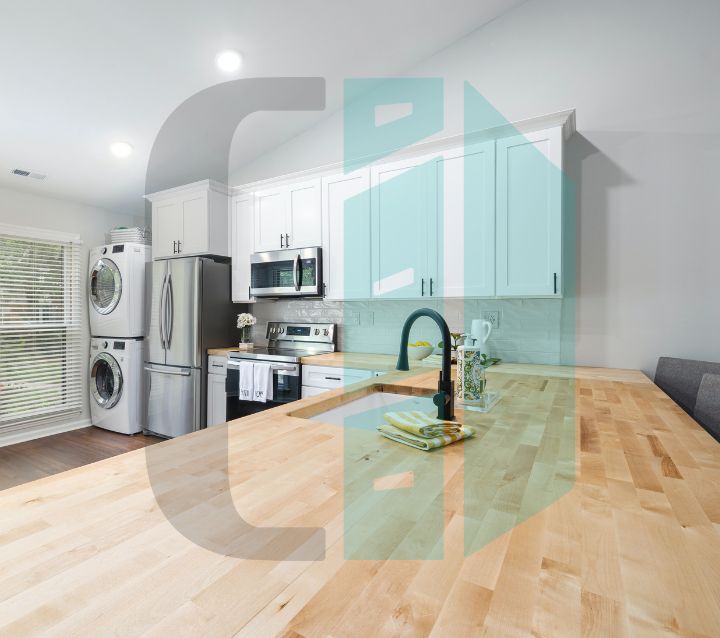 Natural Accents White Cabinets