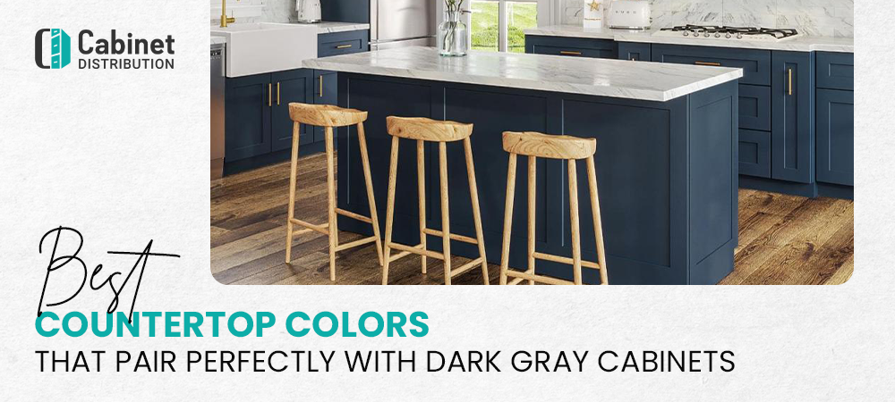 Best Countertop Colors That Complement Dark Gray Kitchen Cabinets