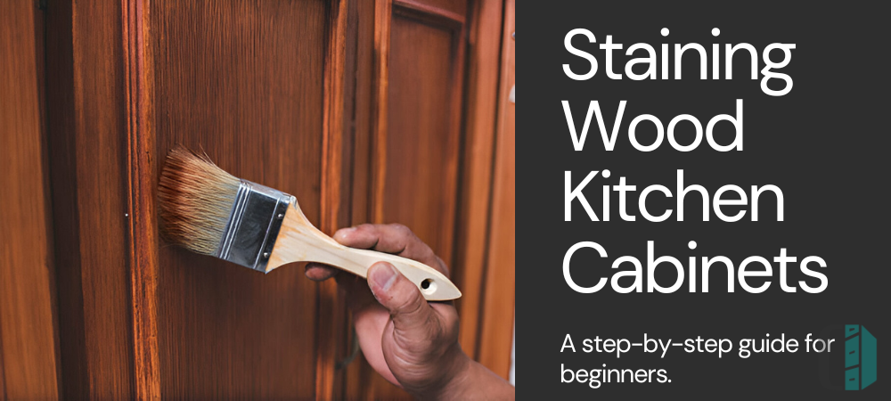 How to stain RTA Wood Kitchen Cabinets