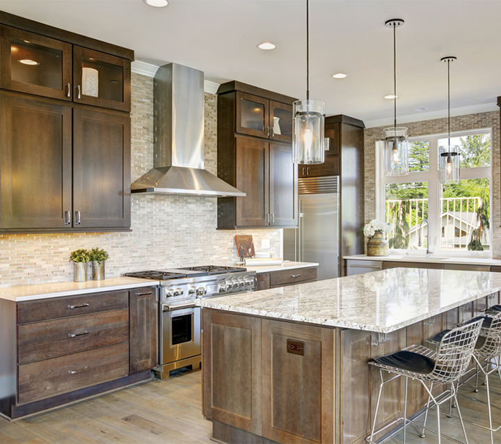 Soft gray-brown tones perfect for nature-inspired kitchens. Pair with raw stone and natural wood beams. Soft gray-brown tones perfect for nature-inspired kitchens. Pair with raw stone and natural wood beams.