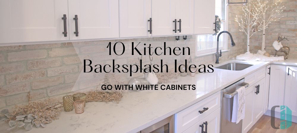 White Kitchen with Backsplash Kitchen Featured Image