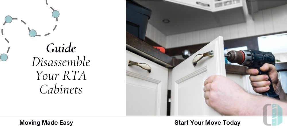Step-by-step guide to disassembling RTA kitchen cabinets before moving