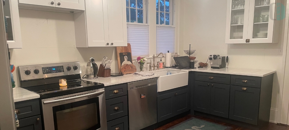 Two Tone Shaker cabinets