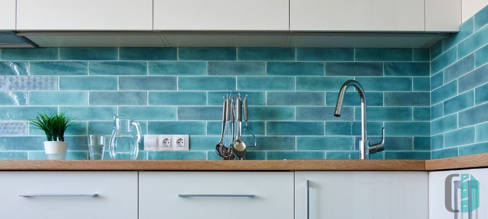 Colored Subway Tiles for White Backsplash Kitchen colored subway tiles for white backsplash kitchen