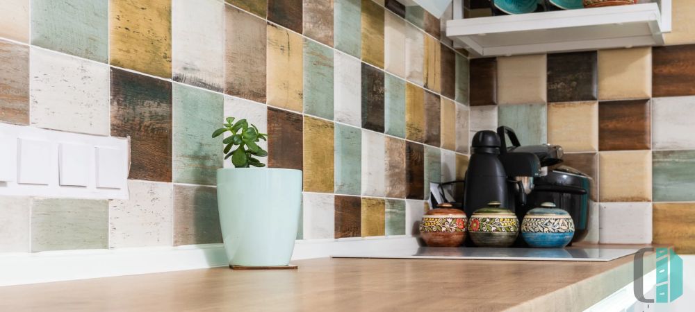 Colorful Patterned Square Tiles for White Backsplash Kitchen colorful patterned square tiles for white backsplash kitchen