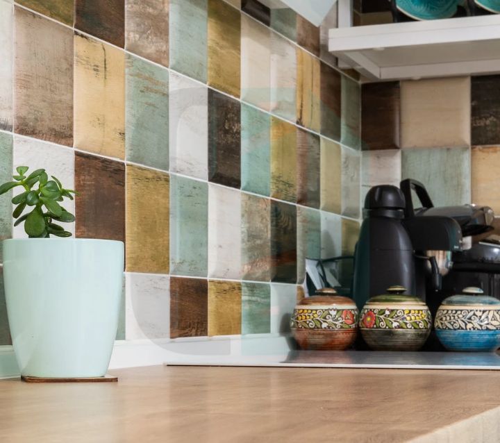 Colorful Patterned Square Tiles for White Backsplash Kitchen colorful patterned square tiles for white backsplash kitchen