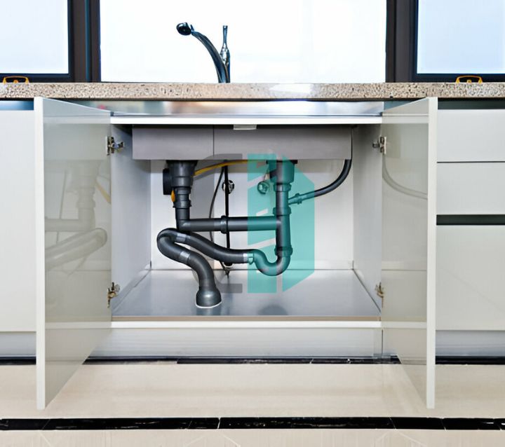 Well Optimized Under Sink Cabinet for Storage Acrylic Trays for Under-Sink Storage