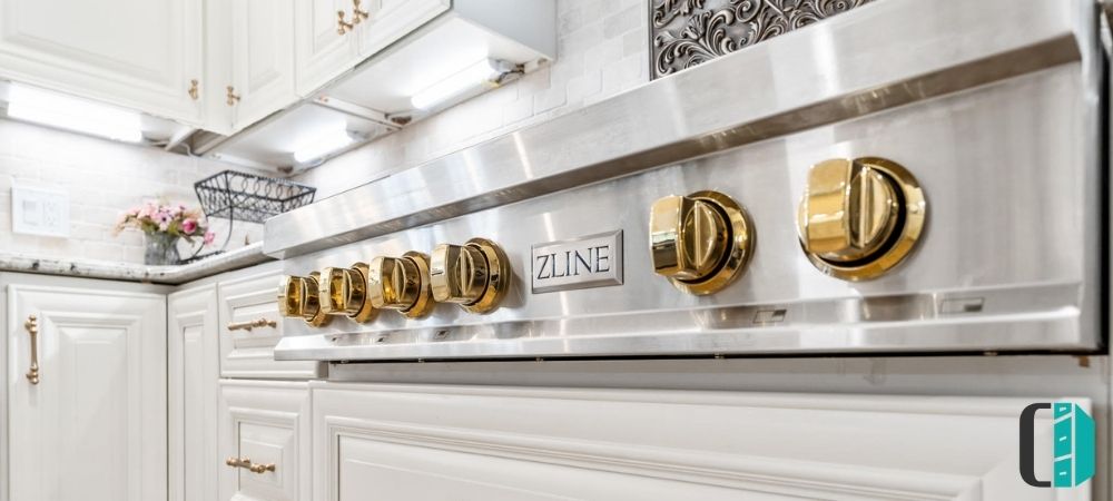 RTA Shaker White Cabinets with Brass Hardware RTA Shaker White Cabinets with Brass Hardware