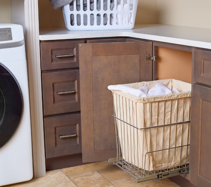 Pull-Out Trash and Recycling Bins