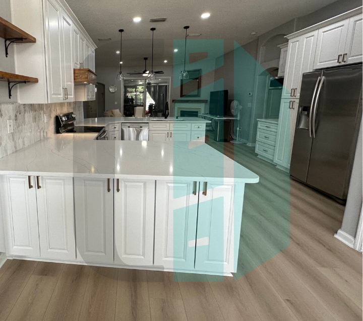 RTA Glacier White Kitchen Cabinets