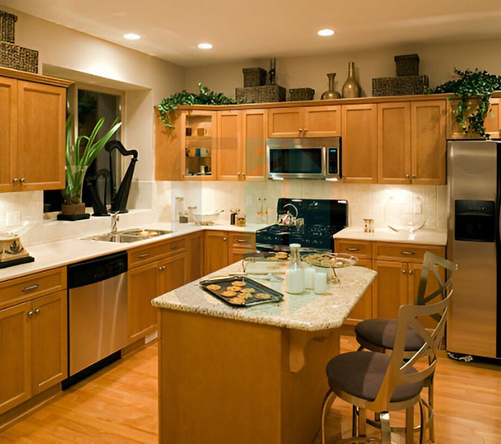 Light Wood Kitchen Cabinets